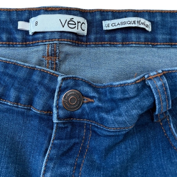 Véro par Véronique Cloutier, Classic Blue Straight-Leg Jeans, Size 8 - Picture 2 of 8